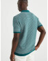 WE Fashion Tricou verde smarald / alb - Pled.ro