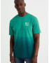 WE Fashion Tricou verde / verde smarald / alb - Pled.ro