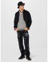 WEEKDAY Jeans negru denim / alb - Pled.ro