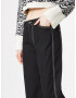 WEEKDAY Pantaloni 'Abigail' negru / alb - Pled.ro