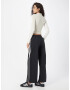 WEEKDAY Pantaloni 'Althea' negru / alb - Pled.ro