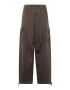 WEEKDAY Pantaloni cu buzunare gri taupe - Pled.ro