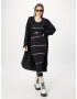 WEEKDAY Rochie negru / alb - Pled.ro