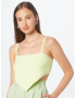 WEEKDAY Top brodat 'Bay' verde deschis - Pled.ro