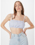 WEEKDAY Top 'Lousie' mov pastel - Pled.ro