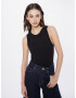 WEEKDAY Top negru / alb - Pled.ro