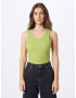 WEEKDAY Top verde deschis / negru / alb - Pled.ro