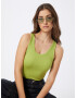 WEEKDAY Top verde deschis / negru / alb - Pled.ro