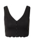 WEEKDAY Top 'Viola' negru - Pled.ro