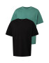 WEEKDAY Tricou verde / negru - Pled.ro