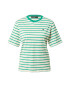 Weekend Max Mara Tricou 'EDITTO' verde / negru / alb - Pled.ro