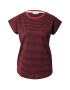 Wemoto Tricou 'Erin' roșu burgundy / negru - Pled.ro