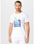 WESTMARK LONDON Tricou bej deschis / albastru aqua / albastru închis / alb - Pled.ro