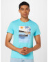 WESTMARK LONDON Tricou 'View Boat' albastru marin / albastru aqua / albastru violet / portocaliu neon - Pled.ro