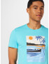 WESTMARK LONDON Tricou 'View Boat' albastru marin / albastru aqua / albastru violet / portocaliu neon - Pled.ro