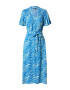 Whistles Rochie tip bluză 'SEAFOAM' albastru regal / cyan / alb - Pled.ro