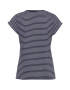 WLD Tricou 'Slow down' bleumarin / alb - Pled.ro