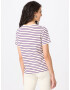 WOOD WOOD Tricou 'Mia' lila / alb - Pled.ro