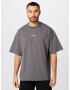 Woodbird Tricou 'Bose' gri / alb - Pled.ro