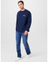 Woodbird Tricou 'Hanes' bleumarin / alb - Pled.ro