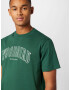 Woodbird Tricou 'Rics' verde închis / alb - Pled.ro