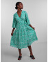 Y.A.S Rochie 'FLICK' verde jad / alb - Pled.ro