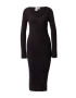 Y.A.S Rochie tricotat 'LIVIA' negru - Pled.ro