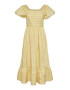 Y.A.S Rochie 'ZARIA' bej închis / galben citron / alb - Pled.ro