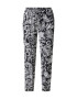 ZABAIONE Pantaloni 'Mary' negru / alb - Pled.ro