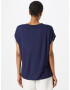 ZABAIONE Tricou 'Sari' bleumarin / albastru deschis / alb - Pled.ro