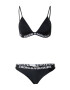 Zadig & Voltaire Costum de baie două piese negru / alb - Pled.ro