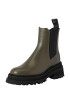 Zadig & Voltaire Ghete chelsea 'RAVE' verde / negru - Pled.ro