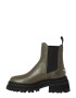 Zadig & Voltaire Ghete chelsea 'RAVE' verde / negru - Pled.ro