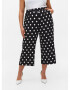 Zizzi Pantaloni 'Caadelyn' negru / alb - Pled.ro