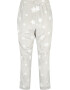 Zizzi Pantaloni de pijama 'Mhawa' gri / alb - Pled.ro