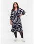 Zizzi Rochie 'CINDY' bleumarin / alb - Pled.ro