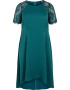 Zizzi Rochie de cocktail 'Angelina' verde petrol - Pled.ro