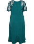 Zizzi Rochie de cocktail 'Angelina' verde petrol - Pled.ro