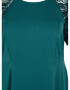 Zizzi Rochie de cocktail 'Angelina' verde petrol - Pled.ro