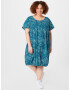 Zizzi Rochie 'JEASY' albastru / bleumarin / alb - Pled.ro