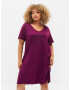 Zizzi Rochie 'MALBA' roșu-violet / negru - Pled.ro