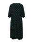 Zizzi Rochie 'MIRINA' verde smarald / negru - Pled.ro