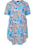 Zizzi Rochie 'XBLOOM' crem / albastru / maro / roz - Pled.ro