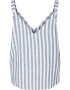 Zizzi Top 'Meliza' albastru amestec / alb - Pled.ro