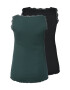 Zizzi Top 'MLIV' verde / negru - Pled.ro