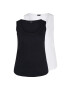 Zizzi Top negru / alb - Pled.ro