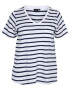 Zizzi Tricou albastru / alb - Pled.ro