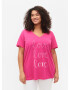 Zizzi Tricou bej / fucsia - Pled.ro