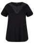 Zizzi Tricou 'Carly' negru - Pled.ro