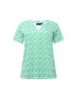 Zizzi Tricou 'CLEO' verde / alb murdar - Pled.ro